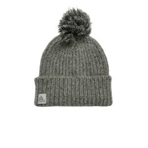 Adidas kids gray knit beanie OSFA